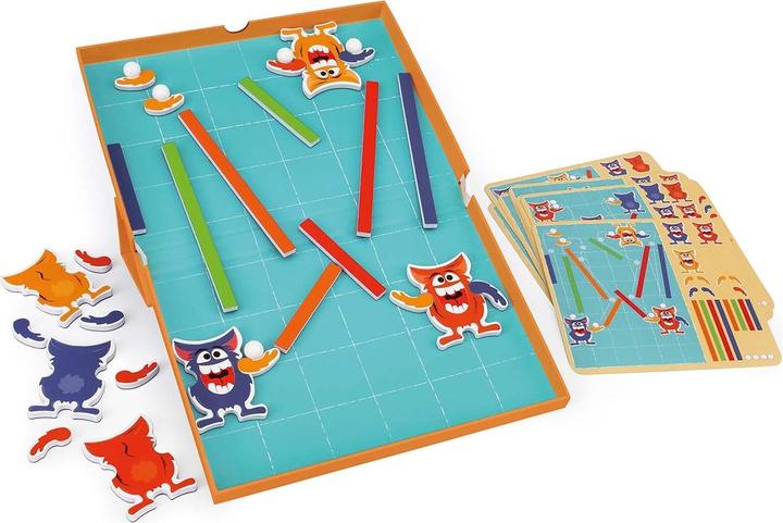 Produktbild Scratch Magnet Lernspiel Monster (Deutsch, Französisch, Englisch, Italienisch)