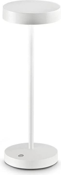 Actual product image Ideal lux TOFFEE LED table lamp 2W ⌀120mm white IP54 warm white 311715 (230 lm)