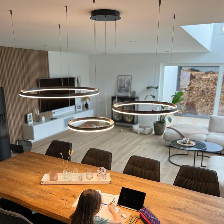 Produktbild s.luce Hängelampe Ring Schwarz Ø 150 | 120 | 100cm