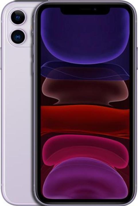Actual product image Forza Refurbished iPhone 11 (64 GB, Lilac, 6.10", 12 Mpx, Dual SIM, C / Good)
