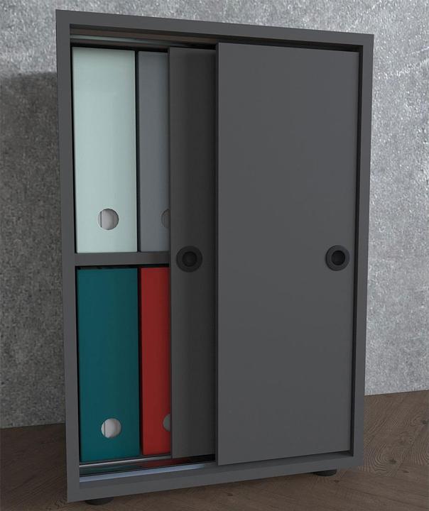 Image du produit VCM Büroschrank Aktenschrank Ulas 2fach (49 x 38 x 74 cm)
