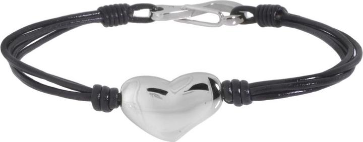 Produktbild Bijouteria Lederarmband (19 cm, Leder, Edelstahl)