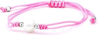 Immagine prodotto Beneto Bracciale in pizzo rosa cabalato con perla vera AGB540
