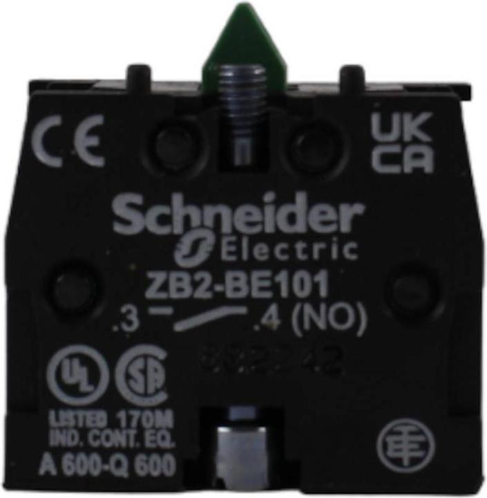 Image du produit Schneider Electric ZB2 Bloc de contact 10A 600V NO Slow Break