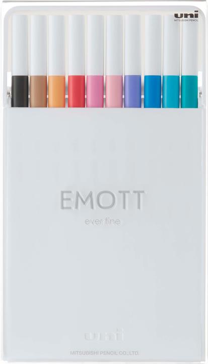 Produktbild Uni-ball Faserschreiber Emott Soft Pastell 0.4 mm, 10er-Set (soft pastel, 10 x)