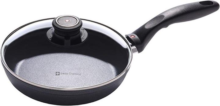 Actual product image Swiss Diamond Frying Pan Set 2-pcs CLASSIC XD Black (26 cm, Frying pan, Cast aluminium)