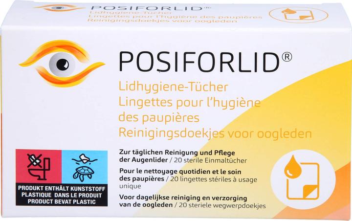 Produktbild Pharma Medica Posiforlid Lidhygienetuech, 20 St TUE (Reinigungstücher)