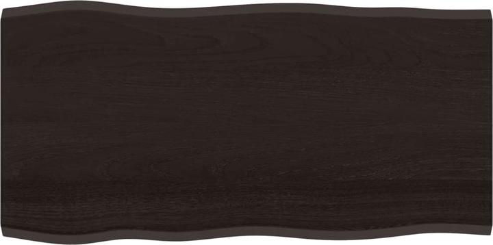 Image du produit VidaXL Tischplatte 100x50x2 cm Massivholz Eiche Behandelt (100 x 50 x 2 cm)