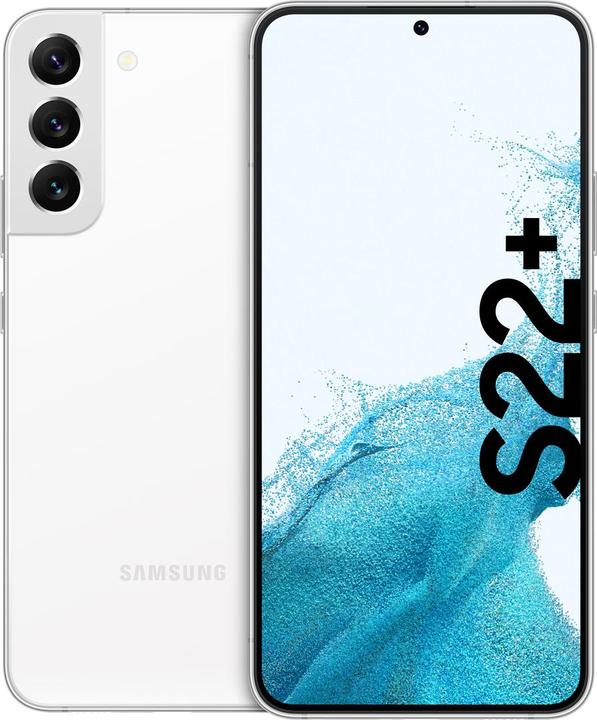 Samsung Galaxy S22+ EU (128 GB, Phantom White, 6.60", Dual SIM, 50 Mpx, 5G)
