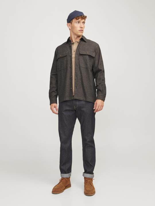 Produktbild Jack & Jones Jprraymond Melange Solid Ls Overshirt Sn (XS)