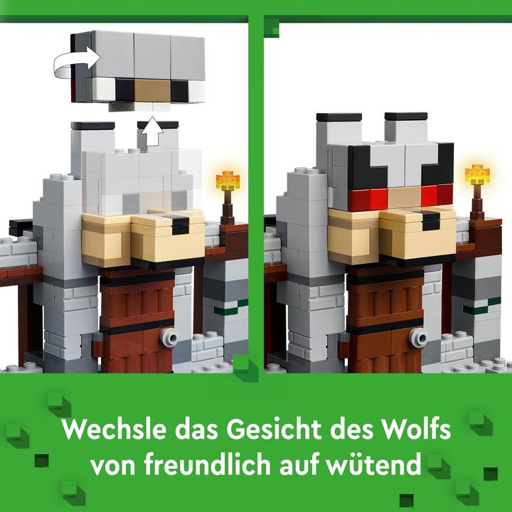 Image du produit LEGO 21261 La forteresse des loups (21261, LEGO Minecraft)