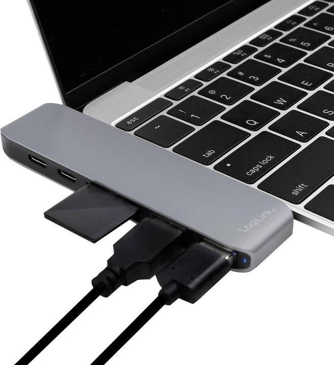 Produktbild LogiLink USB 3.2 (Gen 1) Docking Station (USB-C, 7 Ports)