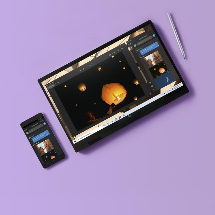 Actual product image HP Envy x360 (15.60", AMD Ryzen 5 5500U, 8 GB, 512 GB, DE)