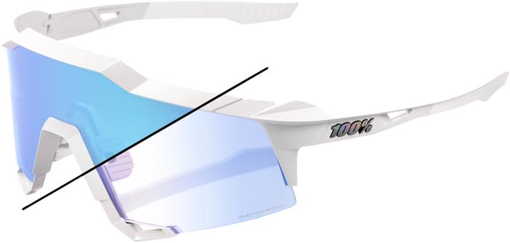 Produktbild 100% SPEEDCRAFT SL LE - Bastille (Weiss, Blue Mirror)