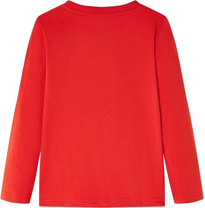 Produktbild VidaXL Kinder-Langarmshirt Rot 140,Material: 100 % Baumwolle,Farbe (140)