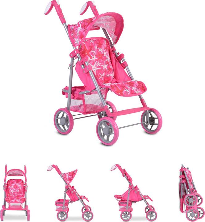 Actual product image Moni Doll carriage Stars 9351 foldable