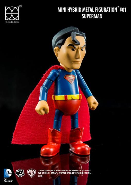 Produktbild Herocross Justice League “Superman” Mini Hybrid Metal Actionfigur