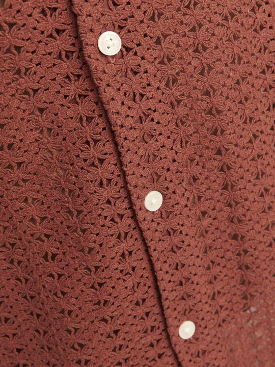 Actual product image Jack & Jones Jorcrochet Shirt Resort Ss Styd24 (XXL)