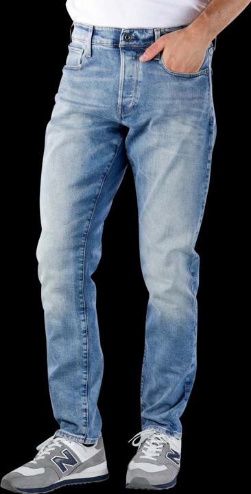 G-Star 3301 Straight Tapered Jeans Elto Stretch indigo aged