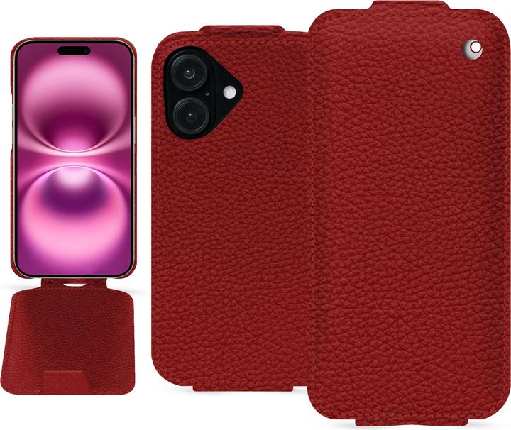 Actual product image Noreve Vertical leather shell (Apple iPhone 16 Plus)