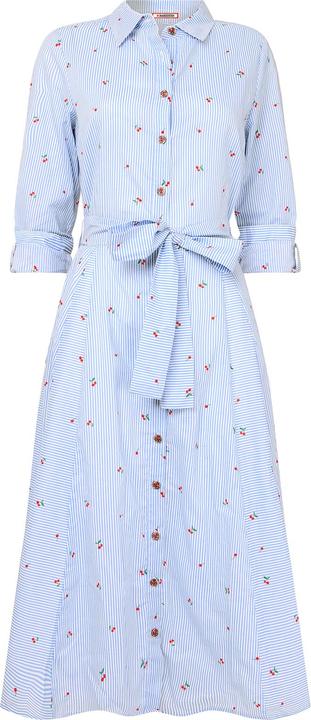 Joe Browns Cherry Striped Shirt Dress (40)