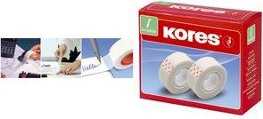 Immagine prodotto Kores Klebefilm Invisible Tape, 19 mm x 33 m, matt unsichtbar, beschriftbar, sehr gute Klebkraft, schatte (19 mm)