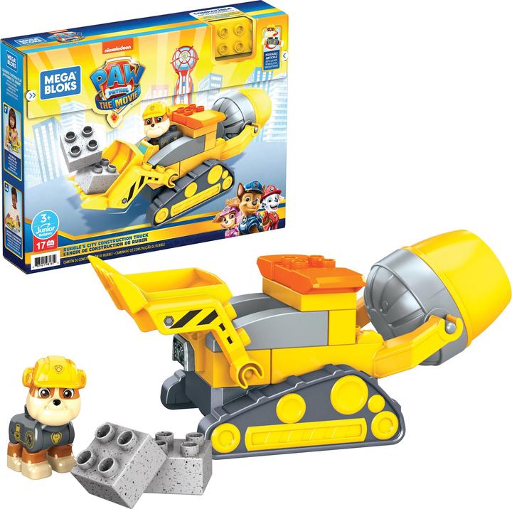 Mega Bloks La Pat'Patrouille - Engin de construction de Ruben - Jeu de construction - Dès 3 ans