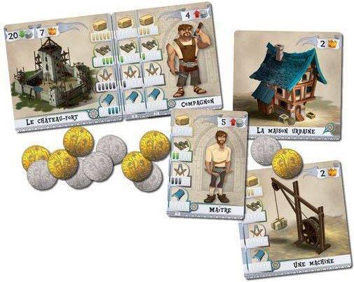 Produktbild Asmodée Les Batisseurs Moyen-age (Französisch)
