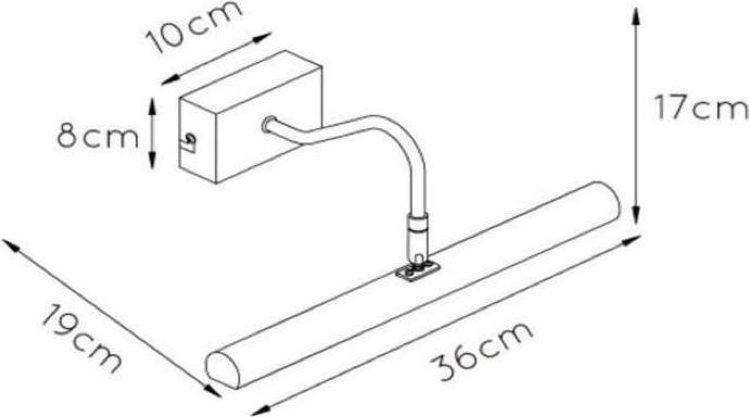 Immagine prodotto Lucide Luci per espositori e quadri (G9)