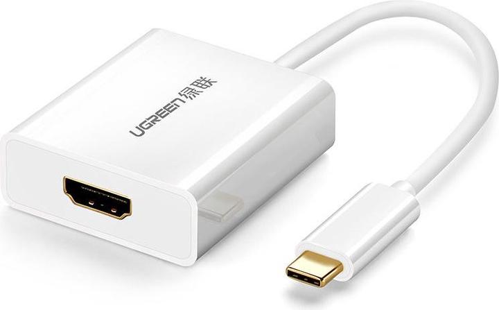 Immagine prodotto Ugreen adattatore USB Tipo C (maschio) - HDMI (femmina) bianco (40273) (HDMI, USB-C, 2.60 cm)