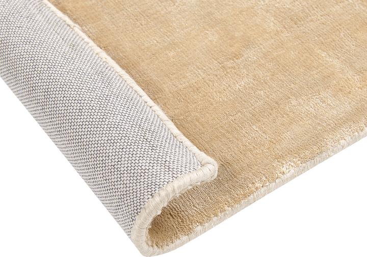 Produktbild Beliani Teppich Viskose sandbeige 80 x 150 cm Kurzflor GESI II (80 x 150 cm)