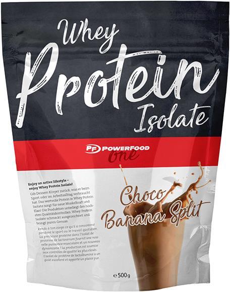 Produktbild PowerFood One Whey Protein Isolate (Chocolate, Banane, 1 Stk., 500 g)