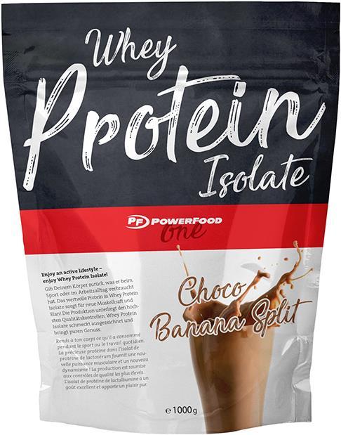PowerFood One Whey Protein Isolate (Chocolate, Banane, 1 Stk., 1000 g)