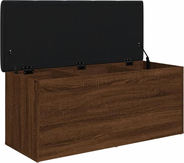 Produktbild VidaXL Sitzbank mit Stauraum Braun Eiche 102x42x45 cm (42 cm)