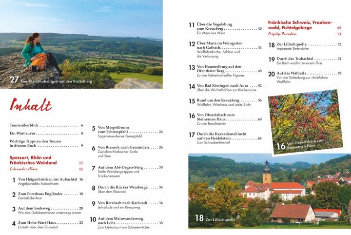 Nährwerte und Zutaten Das Wanderbuch Franken (Deutsch, Tassilo Wengel, Lisa Bahnmüller, Wilfried Bahnmüller, 2020)