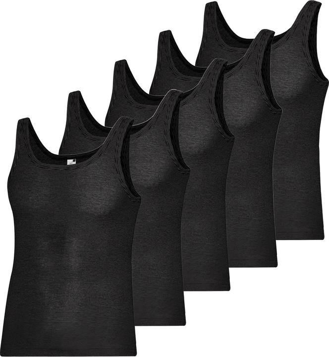 Actual product image ESGE 5 pack - fine rib striped undershirt (L)