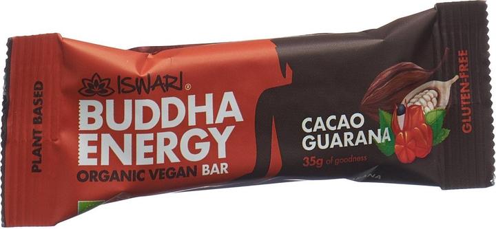Image du produit Iswari Buddha Energy Barre bio cacao & guarana (35g) (Cacao, Guarana, 1 pcs, 35 g)