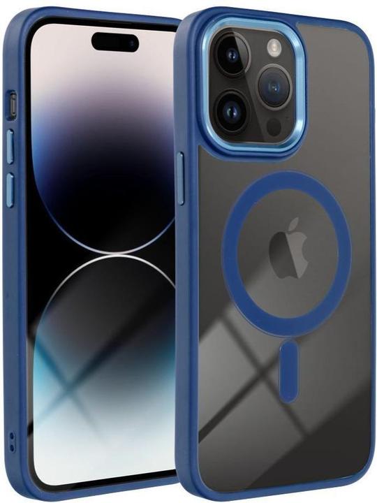Produktbild OEM Back panel cover COLOR EDGE MAG COVER case compatible with MagSafe for IPHONE 14 navy blue (Apple iPhone 14)