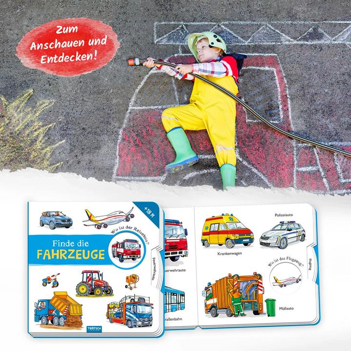 Produktbild Finde die Fahrzeuge Drehscheibenbuch (Deutsch)