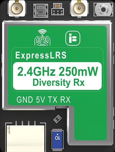 Actual product image iFlight ExpressLRS ELRS True Diversity Receiver 2.4GHz (Drone spare parts)