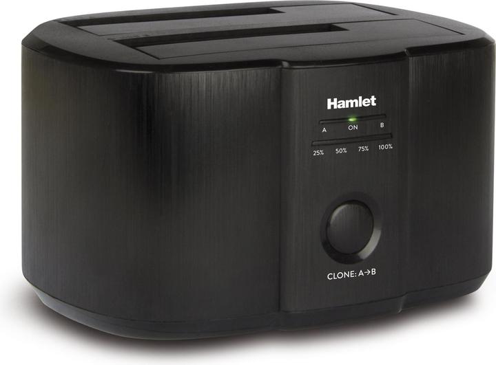 Actual product image Hamlet USB 3.0 Docking Station for 2.5" or 3.5" usb 3.0 sata hard disks