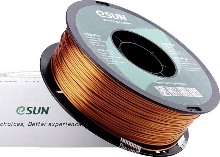 Actual product image eSUN eSilk-PLA Copper Filament PLA 1.75 mm 1 kg Copper (metallic) (PLA, 1.75 mm, 1000 g, Copper)