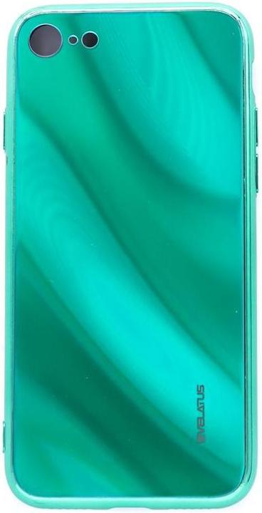 Productafbeelding Evelatus iPhone 7/8 Water Ripple Full Color Electroplating Gehard Glas (Apple iPhone 7 Plus)