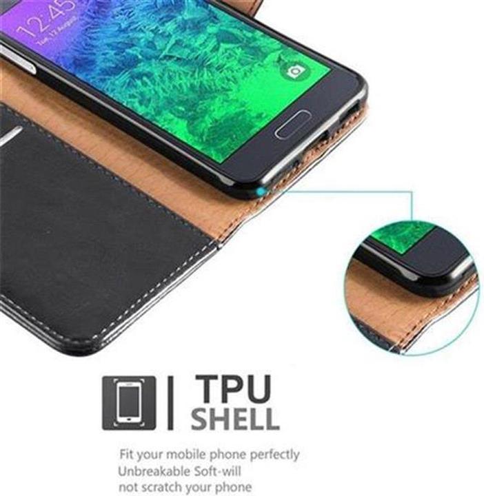 Actual product image Cadorabo Book Luxury Cover (Samsung Galaxy Alpha)