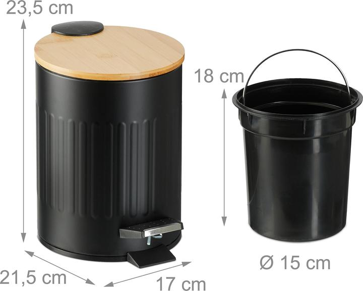 Immagine prodotto Relaxdays Cestino dei rifiuti (3 l)