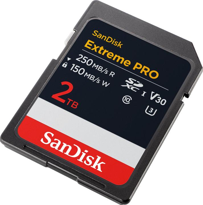 Image du produit SanDisk Extreme PRO UHS-I V30 (2000 Go, SDXC, U3, UHS-I)