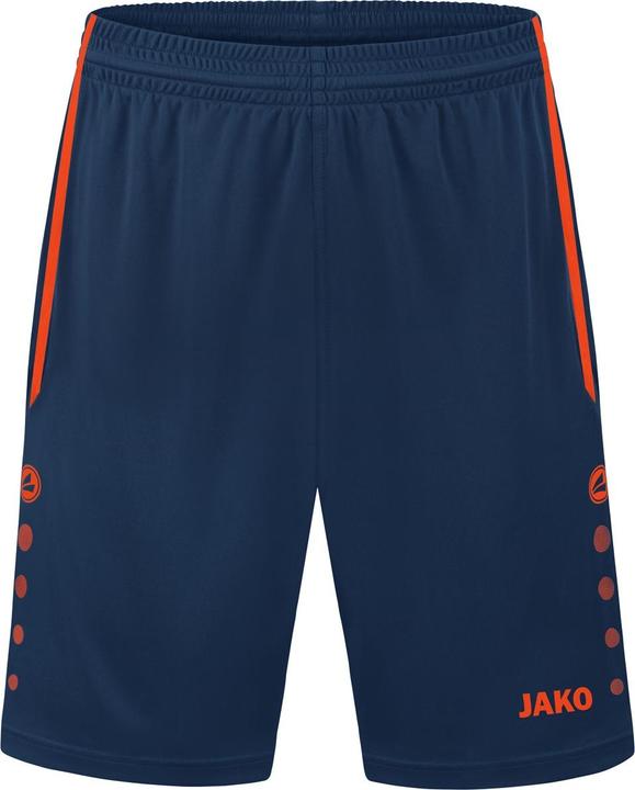 Fluorescent Red, Navy