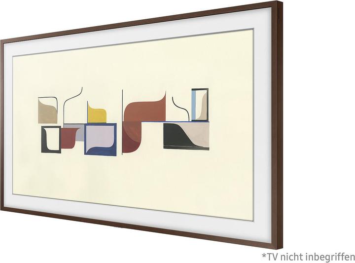 Produktbild Samsung Rahmen zu Frame TV 49", Walnuss (Dunkles Holz) Aluminium und Holz