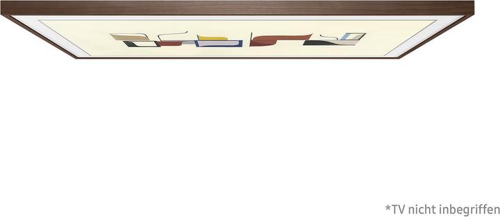Produktbild Samsung Rahmen zu Frame TV 49", Walnuss (Dunkles Holz) Aluminium und Holz