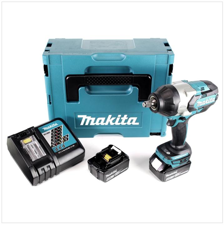 Immagine prodotto Makita DTW 1002 RMJ Avvitatore ad impulsi a batteria 18V in valigetta Makpac + 2x Batterie BL 1840 (Batteria ricaricabile)
